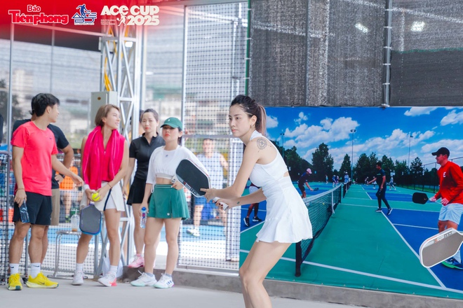 Chùm ảnh: Dàn VĐV quy tụ tranh giải thưởng gần 1 tỷ đồng tại giải Pickleball Báo chí - Truyền thông - ACE Cup 2025- Ảnh 2.