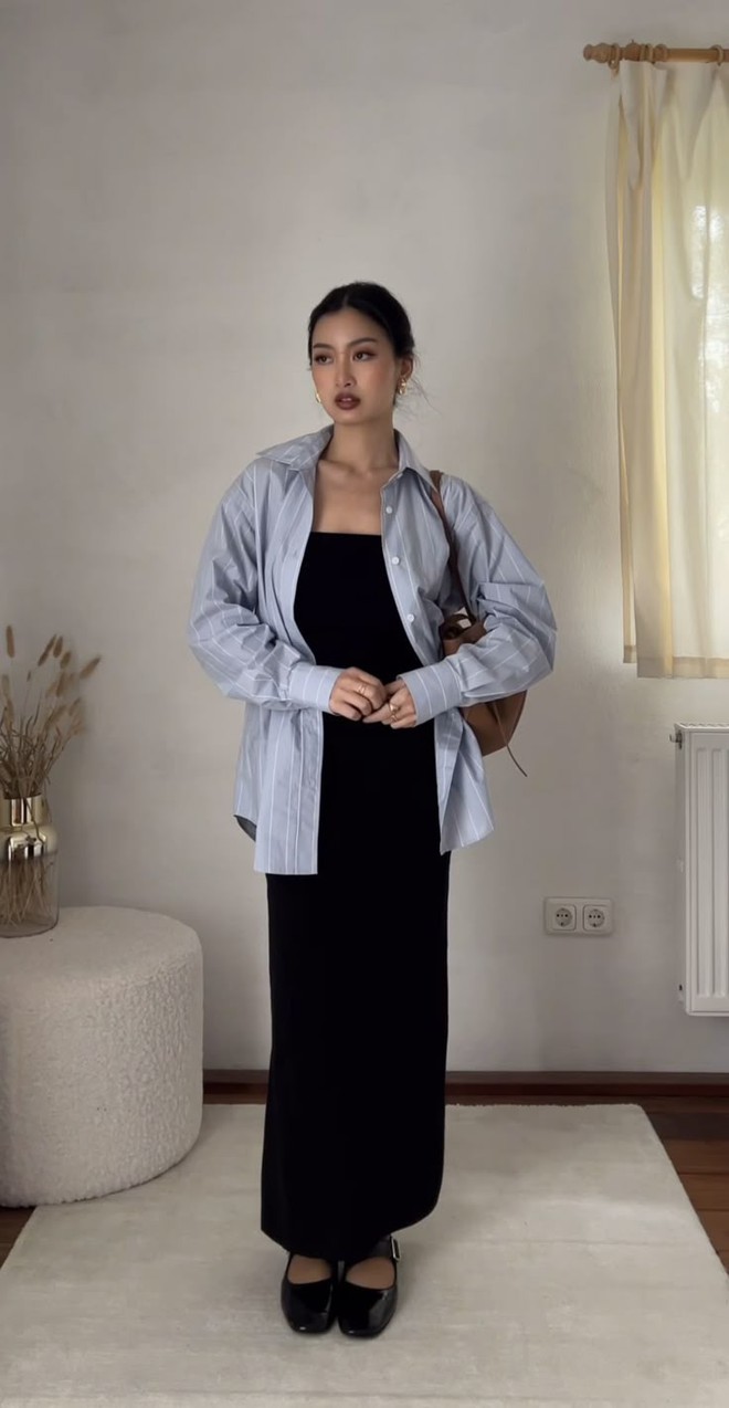 Áo mi kẻ sọc là "cạ cứng" của mùa hè, nàng chưa sắm là thiếu sót!- Ảnh 12.