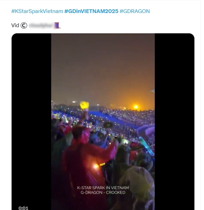 Fan quốc tế “wow không ngừng nghỉ”, đòi G-Dragon mang ngay concert đến Việt Nam sau màn tắm mưa lịch sử!- Ảnh 8. Fan quốc tế “wow không ngừng nghỉ”, đòi G-Dragon mang ngay concert đến Việt Nam sau màn tắm mưa lịch sử!- Ảnh 8.