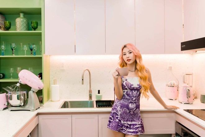 Bán penthouse 12 tỷ, Quỳnh Anh Shyn tậu căn hộ mới: Xịn xò, "nghệ" gấp N lần- Ảnh 4.