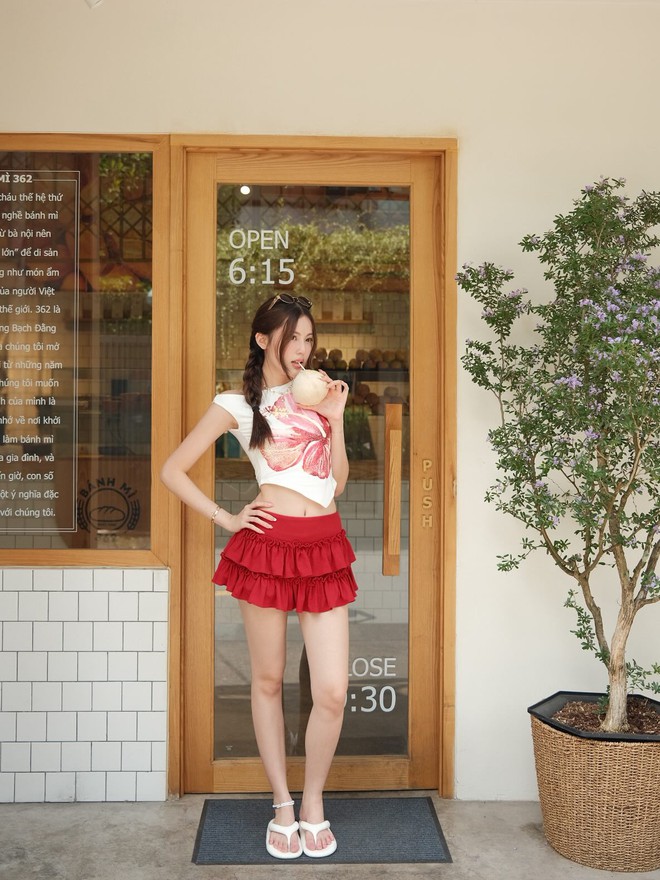 Chăm tập gym, bạn gái HIEUTHUHAI tăng cân nhanh "như Thánh Gióng", body vẫn vạn người mê- Ảnh 12.