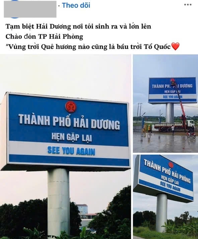 VIDEO tấm biển nổi tiếng ở Hải Dương gỡ xuống, hội 34 xúc động: Dù Hải Dương hay Hải Phòng, quê hương vẫn ở đó!- Ảnh 3. VIDEO tấm biển nổi tiếng ở Hải Dương gỡ xuống, hội 34 xúc động: Dù Hải Dương hay Hải Phòng, quê hương vẫn ở đó!- Ảnh 3.