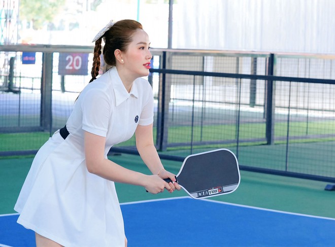 Bảo Thy bất ngờ vô địch Pickleball chỉ sau 1 tháng "nhập môn": Visual công chúa chiếm trọn spotlight!- Ảnh 5.