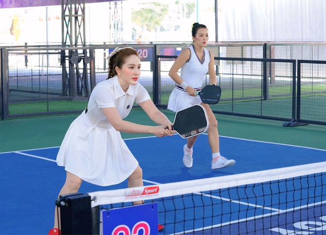 Bảo Thy bất ngờ vô địch Pickleball chỉ sau 1 tháng "nhập môn": Visual công chúa chiếm trọn spotlight!- Ảnh 3.