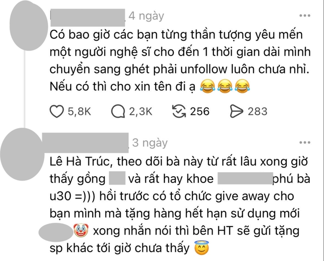 Threads đang nói gì về Lê Hà Trúc?- Ảnh 4. Threads đang nói gì về Lê Hà Trúc?- Ảnh 4.