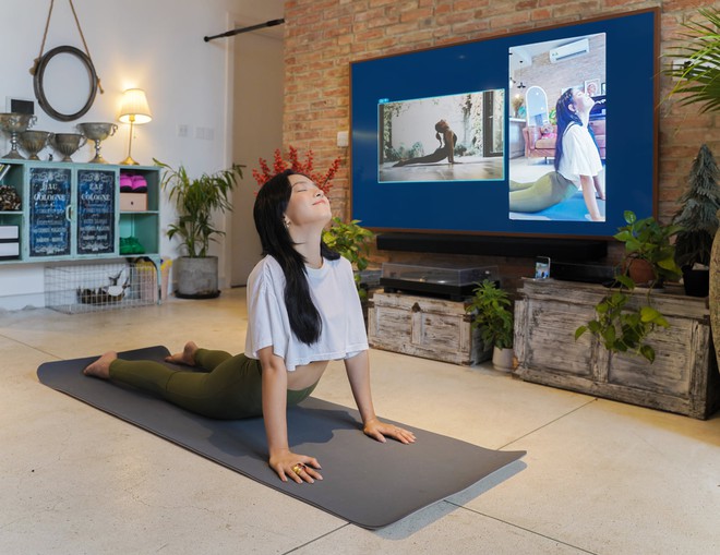 Châu Bùi - "Em Xinh" gây sốt với dáng đẹp, eo thon, lưng trần mềm mại nhờ gym cùng bí quyết giữ dáng siêu gắt- Ảnh 4.