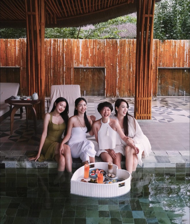 Doãn Hải My khoe visual Top 10 Hoa hậu, chân dài thẳng tắp chiếm spotlight khi cùng Văn Hậu "trốn con" đi chill- Ảnh 7.