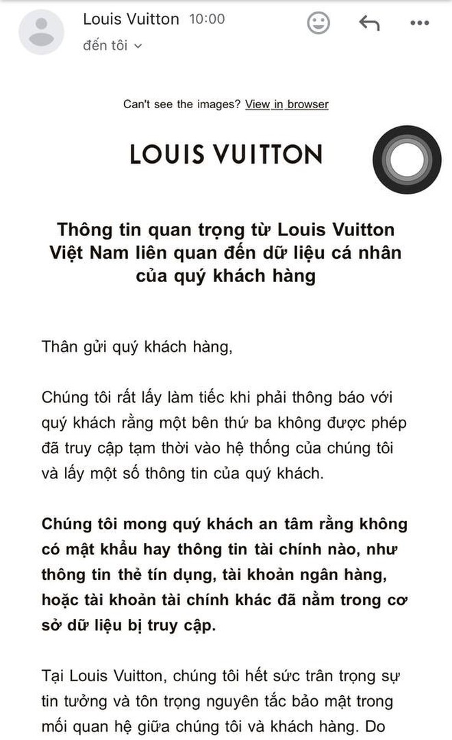 Loạt brand hàng hiệu bị hack dữ liệu, gửi cảnh báo khẩn đến khách hàng- Ảnh 1.