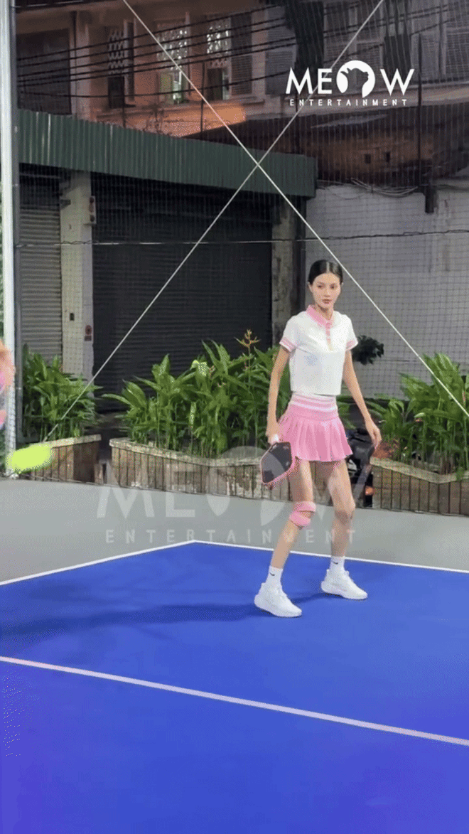 Cô gái gầy nhất làng pickleball cập nhật cân nặng mới: Khi nào hết "trơ xương" sẽ thi Hoa hậu- Ảnh 3.