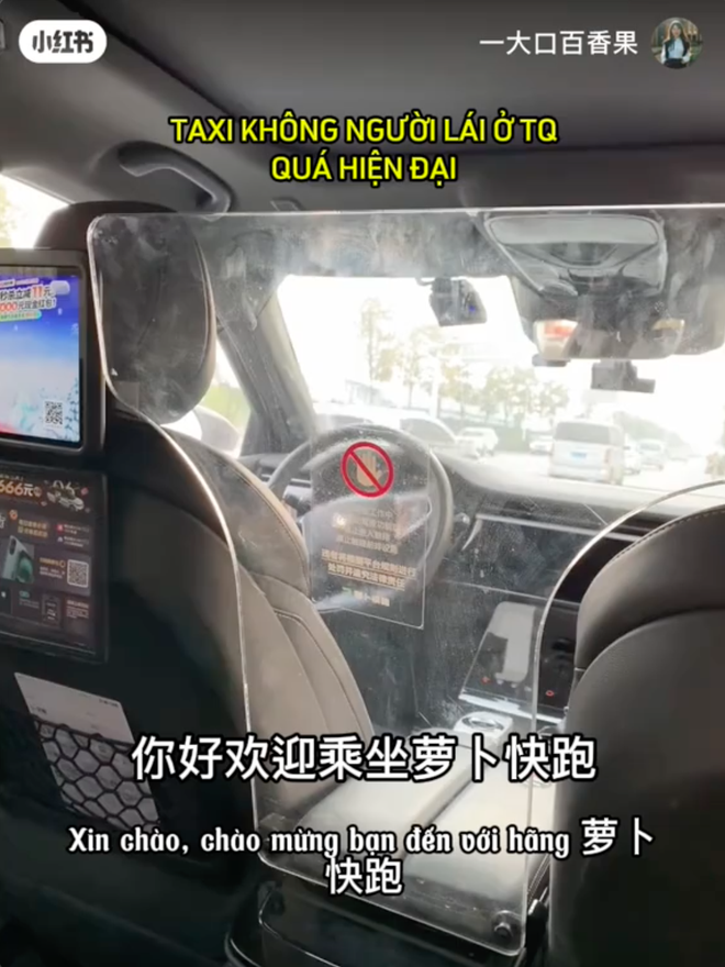 Khách Việt thử gọi taxi "độc lạ" ở Trung Quốc, thốt lên: "Họ đang sống ở năm 2050"!- Ảnh 3.