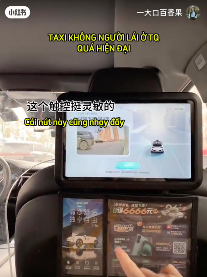Khách Việt thử gọi taxi "độc lạ" ở Trung Quốc, thốt lên: "Họ đang sống ở năm 2050"!- Ảnh 4.