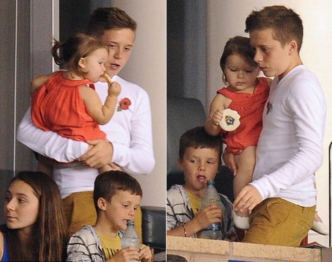 Ảnh: Harper Beckham từng là em gái út hạnh phúc nhất trong vòng tay anh cả, chị dâu, nay chỉ còn tiếc nuối...- Ảnh 6.