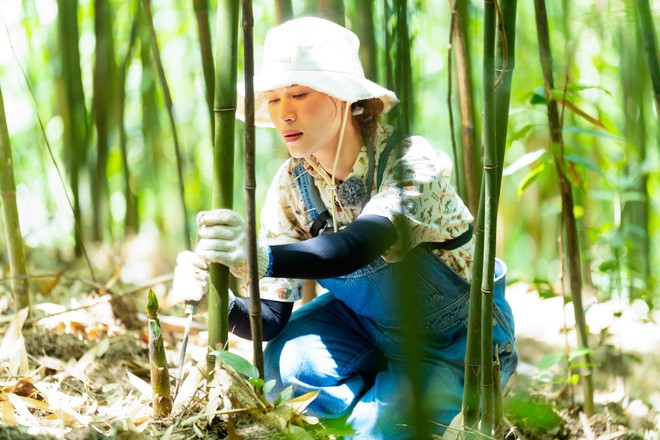 Tiểu thư 7000 tỷ Ngọc Thanh Tâm tập gì mà đi cày hùng hục, làm nông khỏe re trong "Gia đình Haha"?- Ảnh 10.