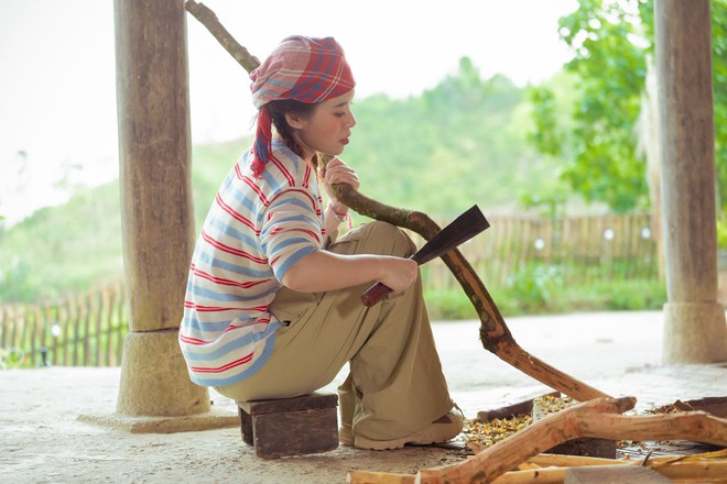 Tiểu thư 7000 tỷ Ngọc Thanh Tâm tập gì mà đi cày hùng hục, làm nông khỏe re trong "Gia đình Haha"?- Ảnh 7.