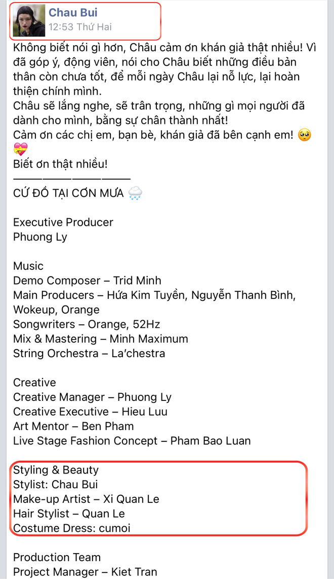 Phương Ly "quên tag" cảm ơn, Châu Bùi liền có động thái dứt khoát- Ảnh 1.