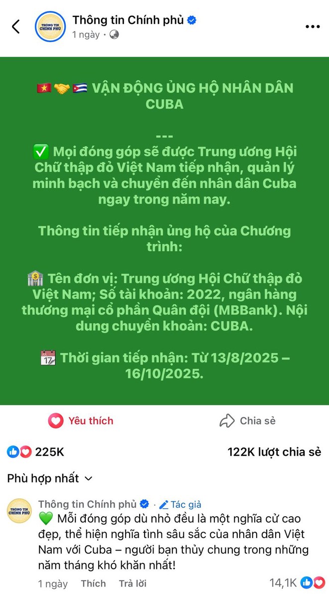 Vợ chồng Quang Hải và Chu Thanh Huyền gửi trọn nghĩa tình tới nhân dân Cuba- Ảnh 2.