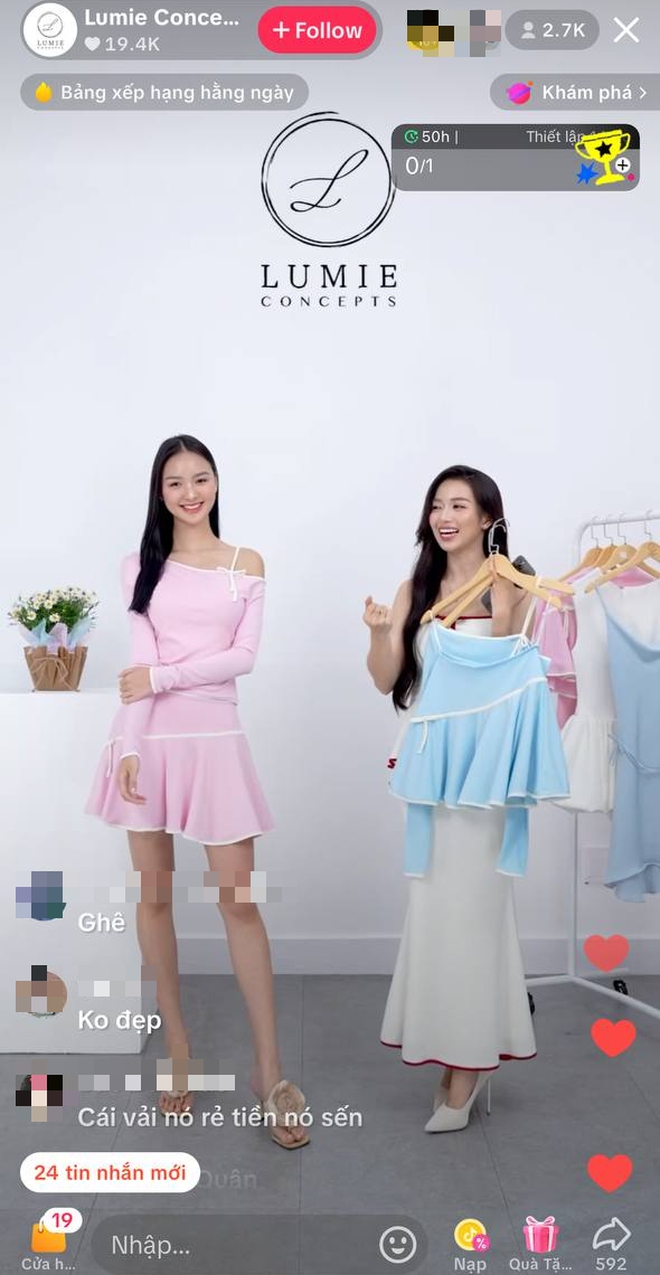 Brand của Lương Thuỳ Linh “khổ nhất Việt Nam”: 3 tiếng livestream toàn bình luận chê tơi tả, không 1 lời khen- Ảnh 2.