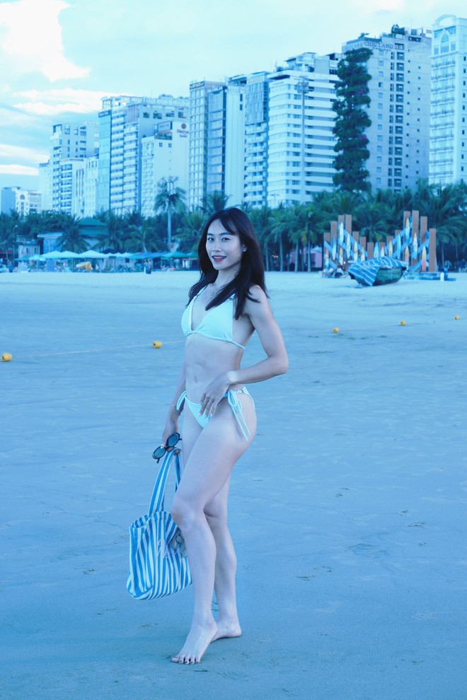 Hot girl điền kinh Huỳnh Thị Mỹ Tiên cơ bụng 6 múi vẫn cực sexy, thi đấu phăng phăng băng rào mới gây trầm trồ- Ảnh 5.
