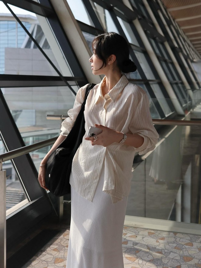 4 combo trang phục công sở chỉ mất đúng 5 phút phối đồ là đẹp, chuẩn thanh lịch- Ảnh 4.