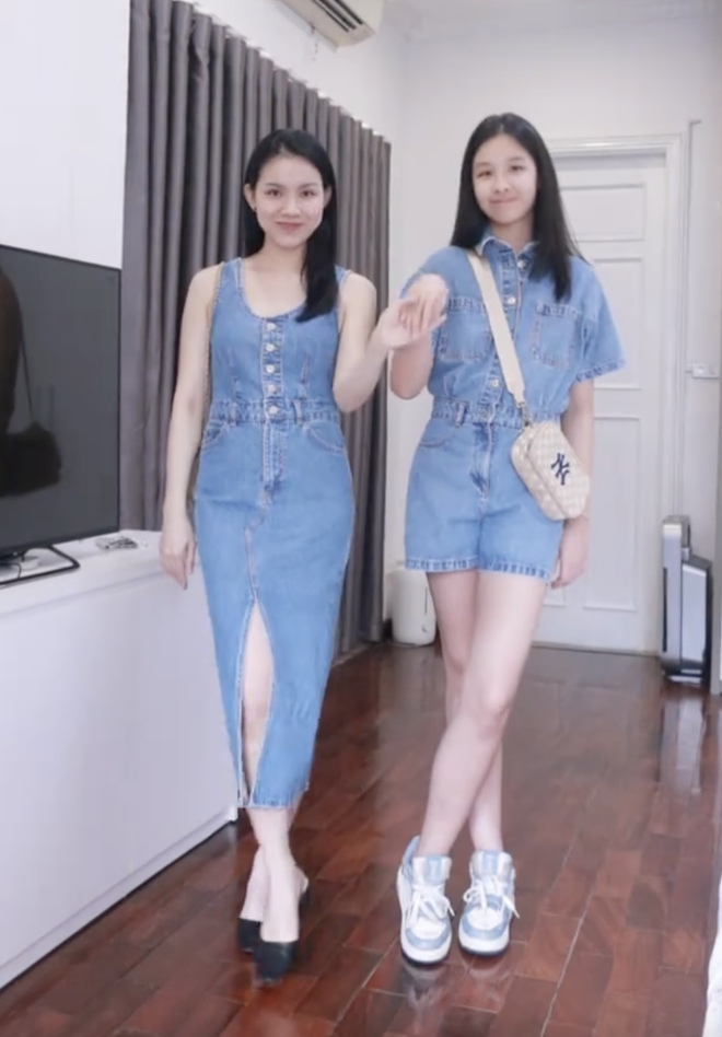 Con gái Hoa hậu Thuỳ Lâm được ví như mỹ nhân đình đám xứ Trung: Bí quyết 12 tuổi cao 1m72 được mẹ tiết lộ- Ảnh 1. Con gái Hoa hậu Thuỳ Lâm được ví như mỹ nhân đình đám xứ Trung: Bí quyết 12 tuổi cao 1m72 được mẹ tiết lộ- Ảnh 1.