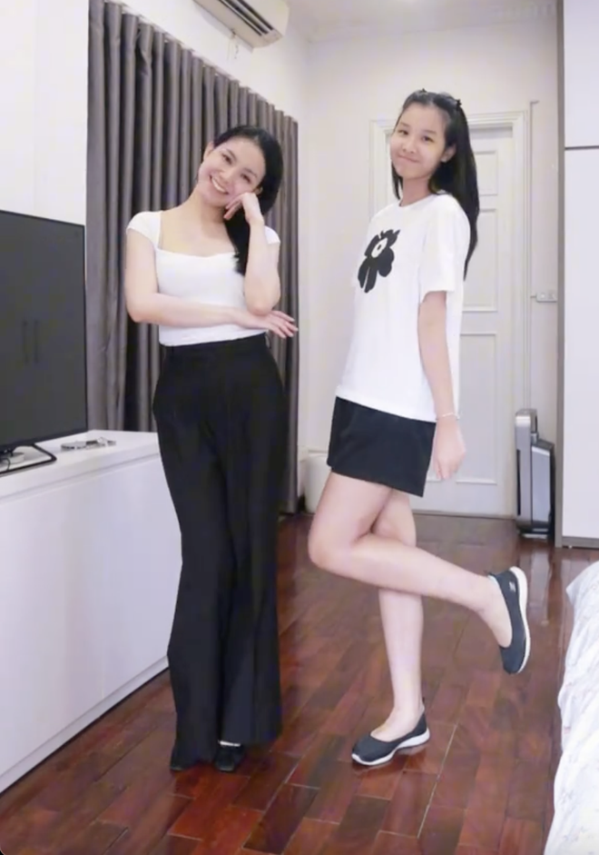 Con gái Hoa hậu Thuỳ Lâm được ví như mỹ nhân đình đám xứ Trung: Bí quyết 12 tuổi cao 1m72 được mẹ tiết lộ- Ảnh 3. Con gái Hoa hậu Thuỳ Lâm được ví như mỹ nhân đình đám xứ Trung: Bí quyết 12 tuổi cao 1m72 được mẹ tiết lộ- Ảnh 3.