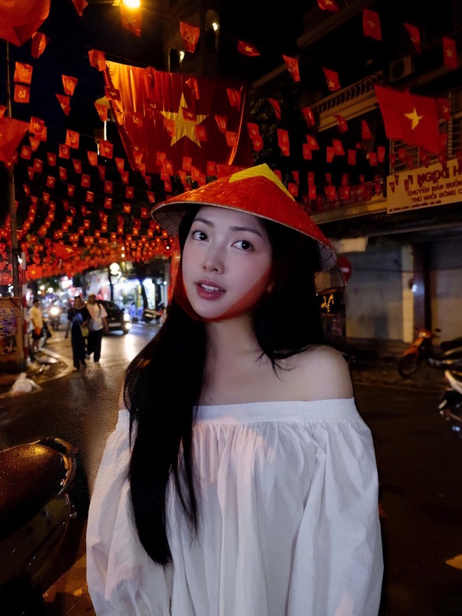 Doãn Hải My, Mai Hà Trang cùng hội hot WAGs diện đẹp, phủ đỏ trang cá nhân mừng A80: Yêu nước vô cùng!- Ảnh 7.