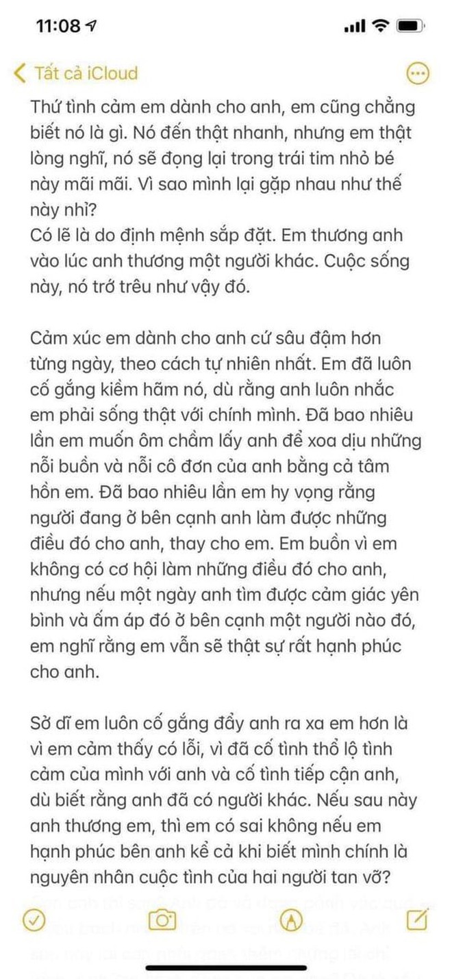 Full không che 5 bức thư tình nàng thơ Vbiz gửi Chủ tịch: "Em xin lỗi vì tỏ tình trong lúc anh yêu người khác"- Ảnh 1.