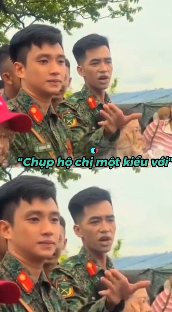 Thượng uý Lê Hoàng Hiệp được đồng đội "bảo vệ 24/24", theo sát nhắc nhở: Anh đừng có vẫy nữa!- Ảnh 4.