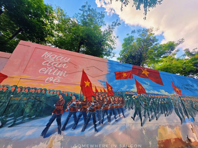 Trước thềm 2/9, bức tranh diễu binh dài 300m tại TP.HCM khiến ai đi ngang cũng phải bồi hồi, xúc động- Ảnh 7.
