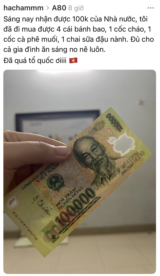 Quá dễ thương cách tiêu 100K quà Tết Độc lập nhận từ Nhà nước- Ảnh 4.
