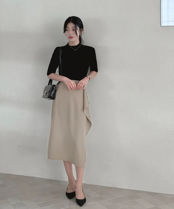 5 món thời trang công sở tôn dáng tuyệt đỉnh, cứ mặc lên là trông cao ráo và thon thả hơn hẳn- Ảnh 4.