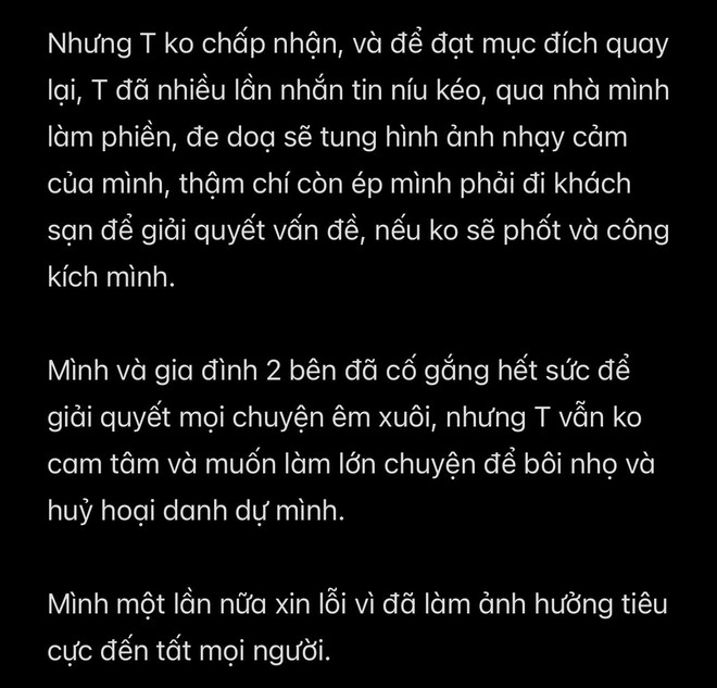 Hot girl Diệp Phương Linh tố ngược người yêu cũ “cắm sừng”, bị quấy rối sau khi chia tay- Ảnh 3.