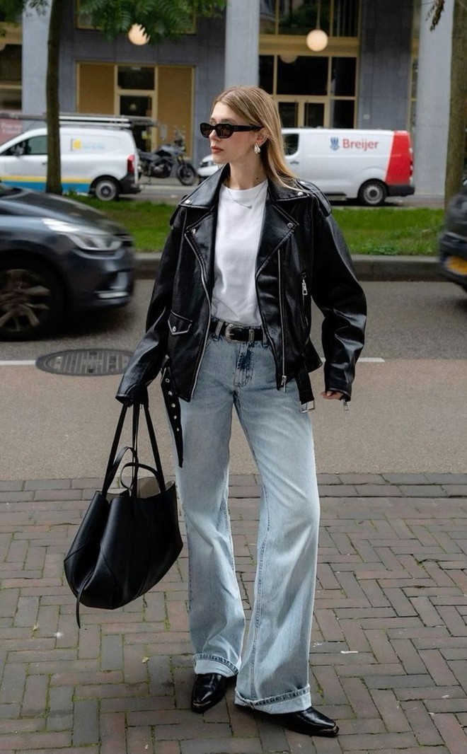 Nói thật: Tủ đồ mùa thu thiếu denim là lỗi lớn, dễ bị chê không sành điệu!- Ảnh 4.