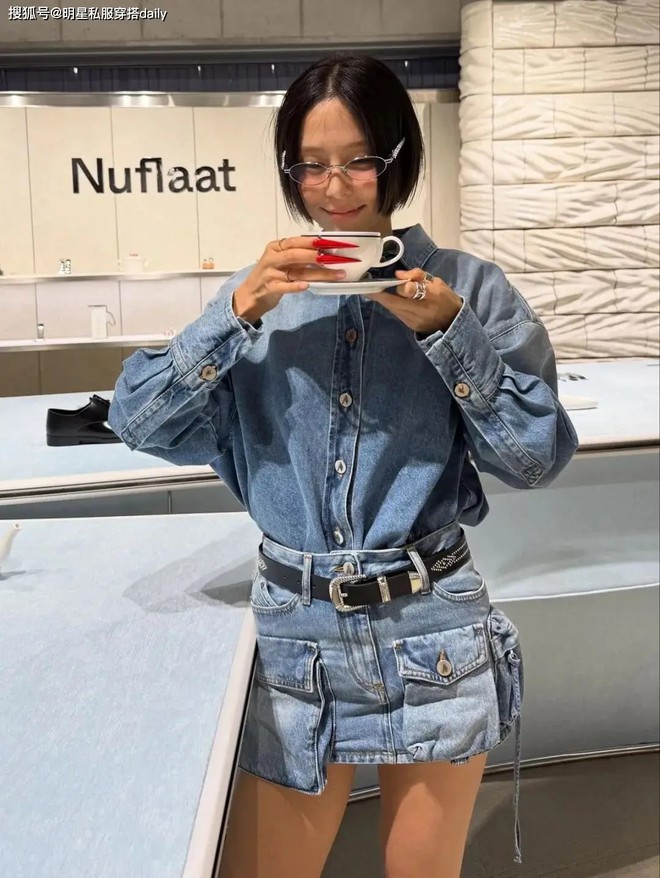 Nói thật: Tủ đồ mùa thu thiếu denim là lỗi lớn, dễ bị chê không sành điệu!- Ảnh 7.