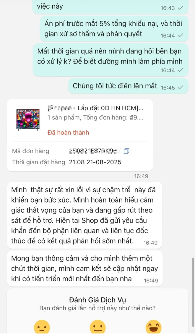 Mua tivi trên sàn TMĐT, mở ra thấy nát bươm: Chính chủ kêu oan, dân mạng bất lực bảo "trùng sinh mới cứu nổi"!- Ảnh 5.