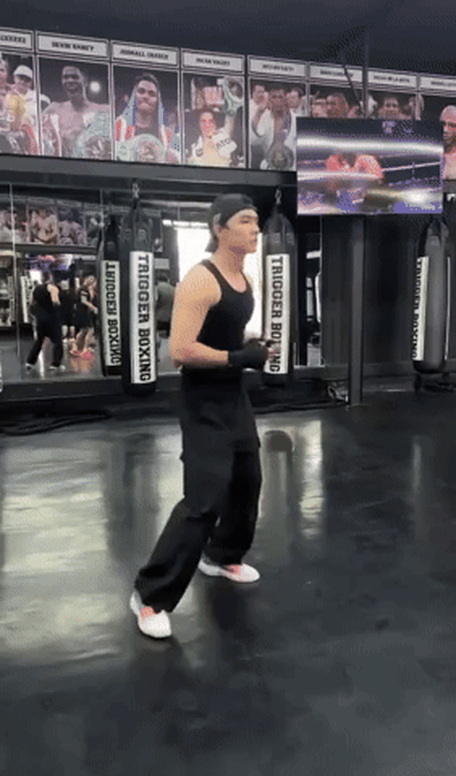 Nam thần "hệ chiến" phim Mưa Đỏ gây sốt trong phòng gym, visual phản diện mà cuốn hút vô cùng!- Ảnh 5.