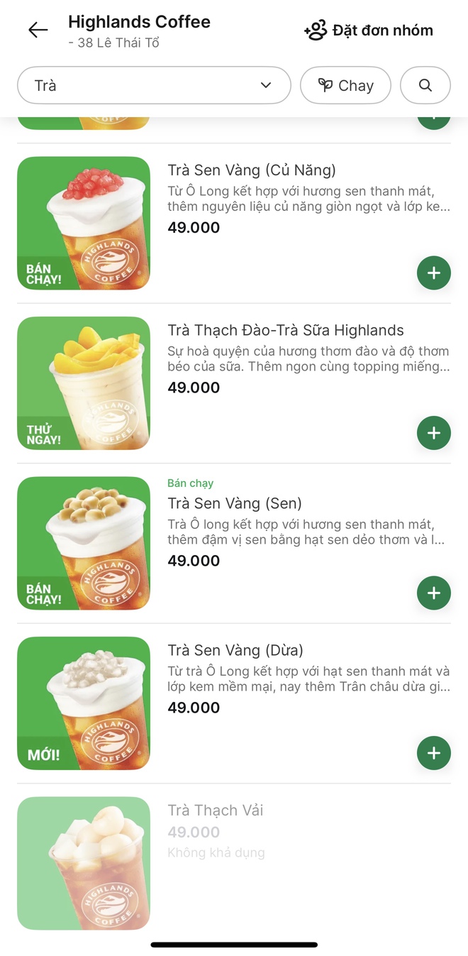 Tình hình loạt chi nhánh Highlands sau thông báo "đã ngưng phục vụ" một số món- Ảnh 6.