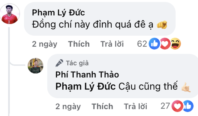 Lý Đức U23 Việt Nam tương tác cực ngọt cùng hotgirl bắn súng Phí Thanh Thảo ngay trước trận "đại chiến" ở U23 châu Á- Ảnh 1.