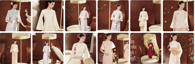 Doãn Hải My chụp tới 25 bộ áo dài tết, xinh đẹp nết na nhưng vẫn bị netizen chê "một màu" vì một lý do- Ảnh 5.