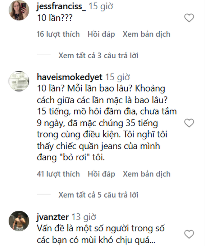 “Trùm" đồ jeans Levi's khuyên người dùng mặc đủ 10 lần rồi hẵng giặt- Ảnh 10.