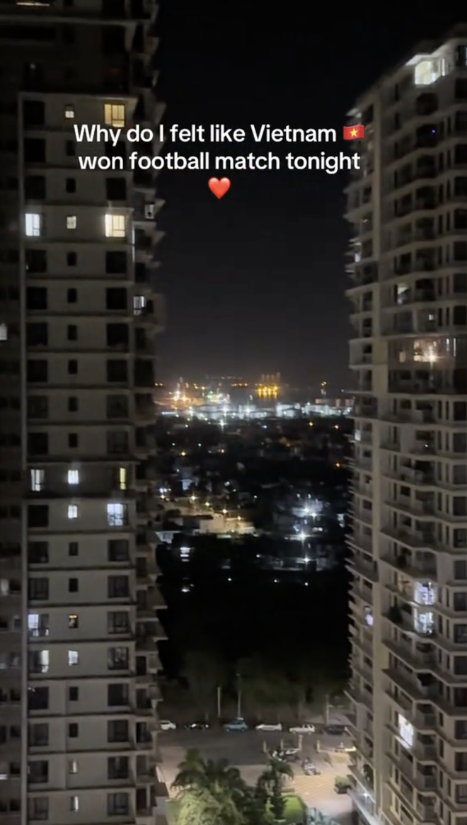 Cảnh tượng các toà chung cư sau chiến thắng của U23 Việt Nam khiến vị khách ngoại quốc ngơ ngác- Ảnh 2.