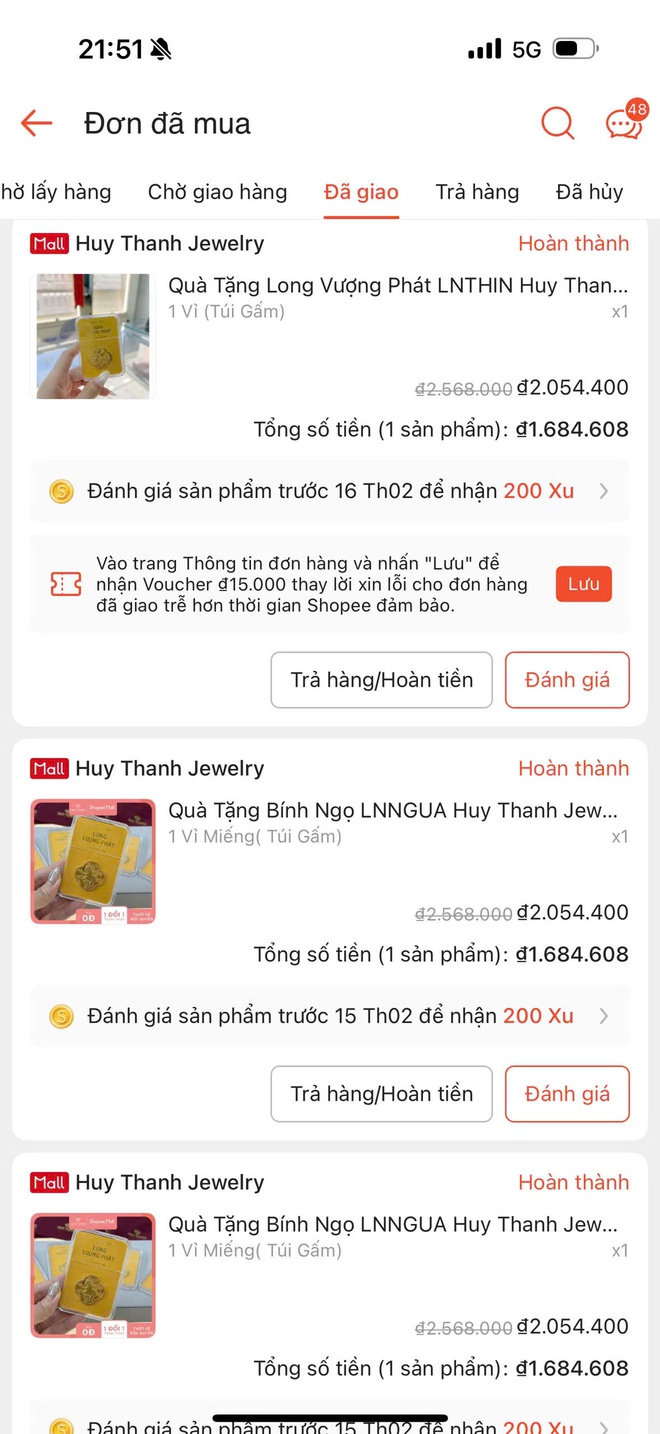 Mua vàng trên mọi “mặt trận”: Chốt 6 đơn vàng online, cô gái vẫn đi xếp hàng mua tiếp “cho có không khí”- Ảnh 2.