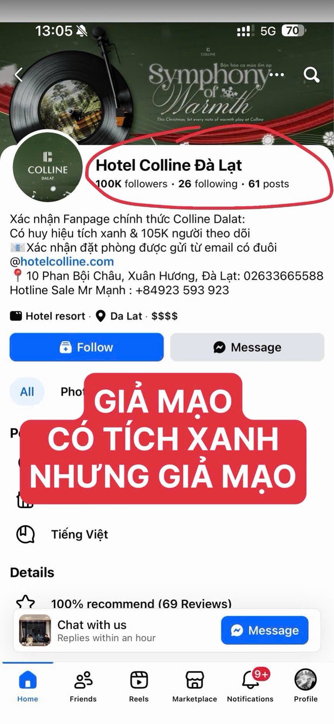 Vợ Á hậu của chủ tịch khách sạn Colline Dalat cảnh báo nóng, khách cẩn thận kẻo mất tiền oan- Ảnh 3.