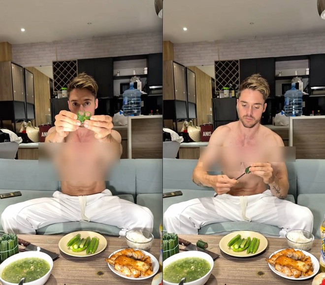 Khách Tây phát cuồng khi thử đặc sản Thanh Hoá nhưng điều dân mạng chú ý lại là cách ăn của anh- Ảnh 2. Khách Tây phát cuồng khi thử đặc sản Thanh Hoá nhưng điều dân mạng chú ý lại là cách ăn của anh- Ảnh 2.