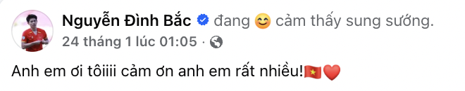 Đình Bắc "lụm" giải châu Á mỏi tay, netizen khen đáng yêu vô đối vì cách bày tỏ cảm xúc đậm dấu ấn "Bắc Còi"- Ảnh 2.