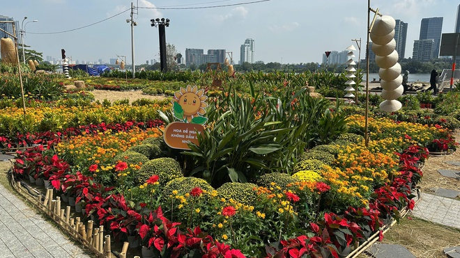 Tòa nhà cao thứ 3 TP.HCM lập tức soán ngôi đông khách nhất dịp lễ nhờ tung vườn hoa Tết khổng lồ- Ảnh 20.