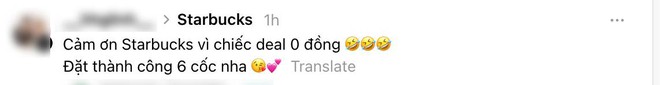 Hôm nay rất nhiều người mua được Starbucks 0 đồng- Ảnh 2.