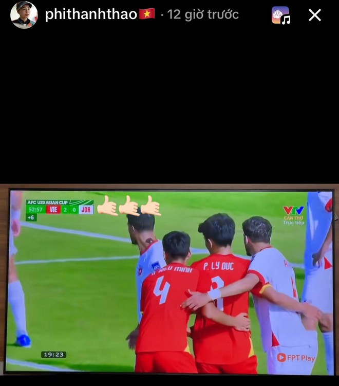 Đang thi đấu U23 châu Á, hotboy Lý Đức U23 Việt Nam vẫn tranh thủ "thả thính" hotgirl bắn súng Phí Thanh Thảo cực ngọt- Ảnh 4.