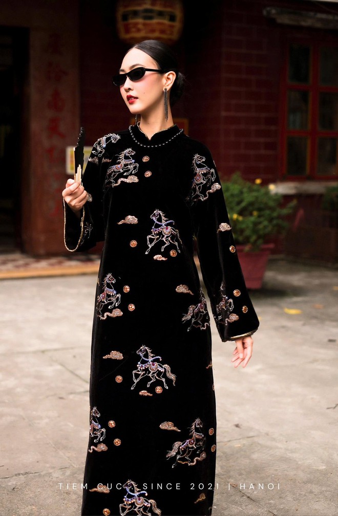 Vì sao áo dài ren được dự đoán là “át chủ bài” mùa Tết 2026?- Ảnh 21. Vì sao áo dài ren được dự đoán là “át chủ bài” mùa Tết 2026?- Ảnh 21.