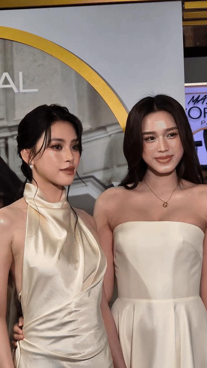 Đỗ Hà nhún nhường khi đứng cạnh Tiểu Vy- Ảnh 1. Đỗ Hà nhún nhường khi đứng cạnh Tiểu Vy- Ảnh 1.